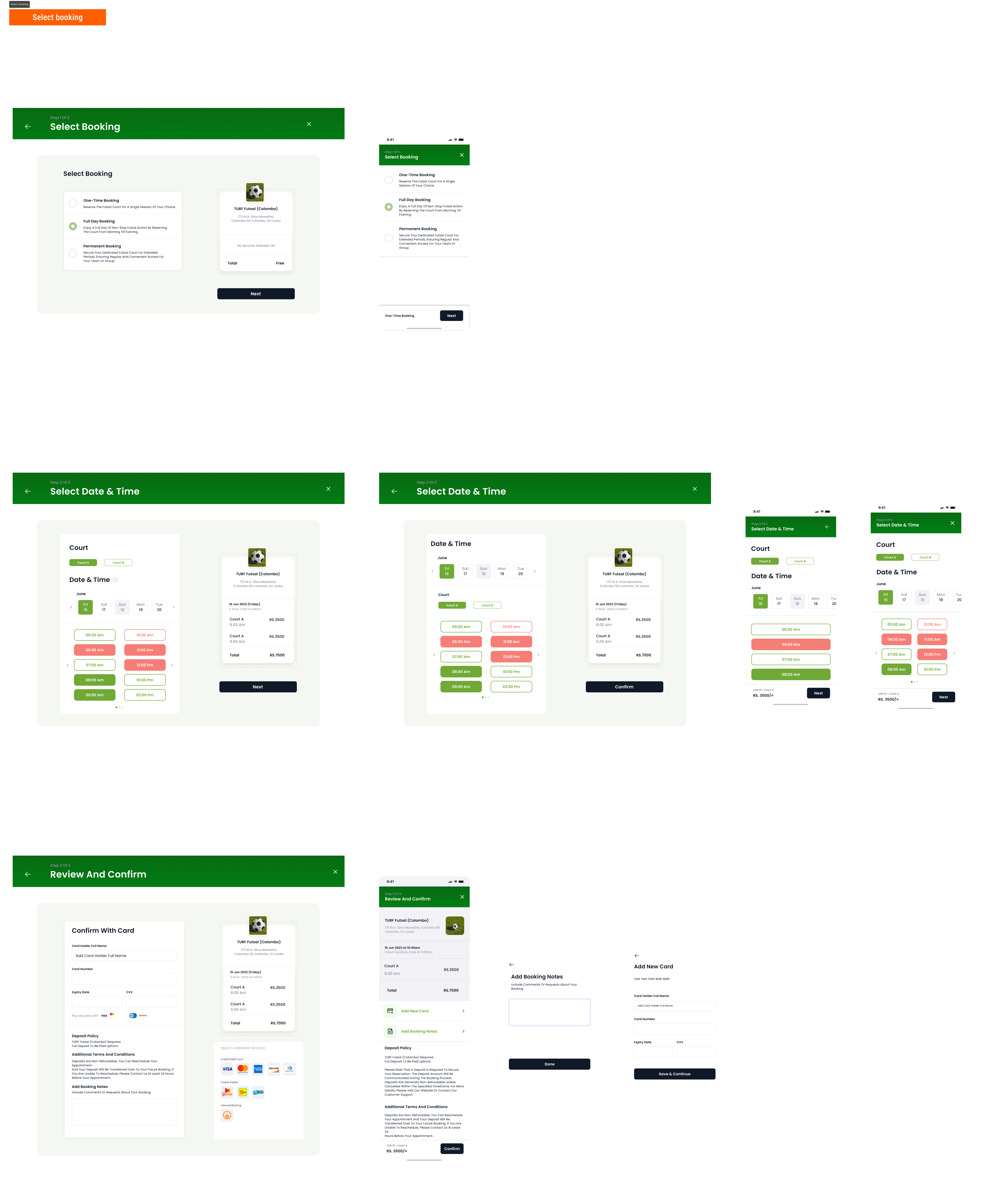 GearUP - Mobile Responsive View