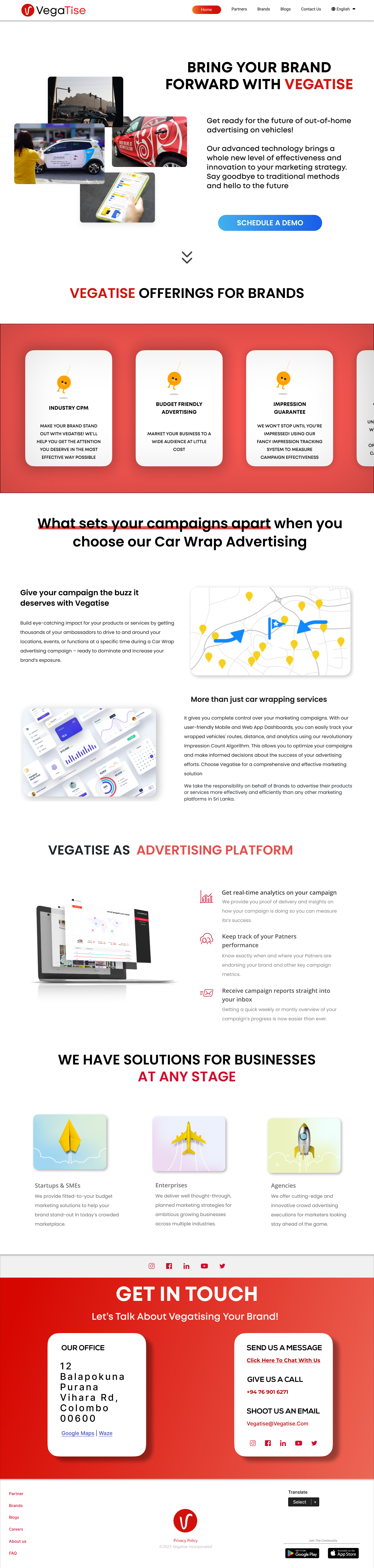 Vegatise - Trilingual App Interface