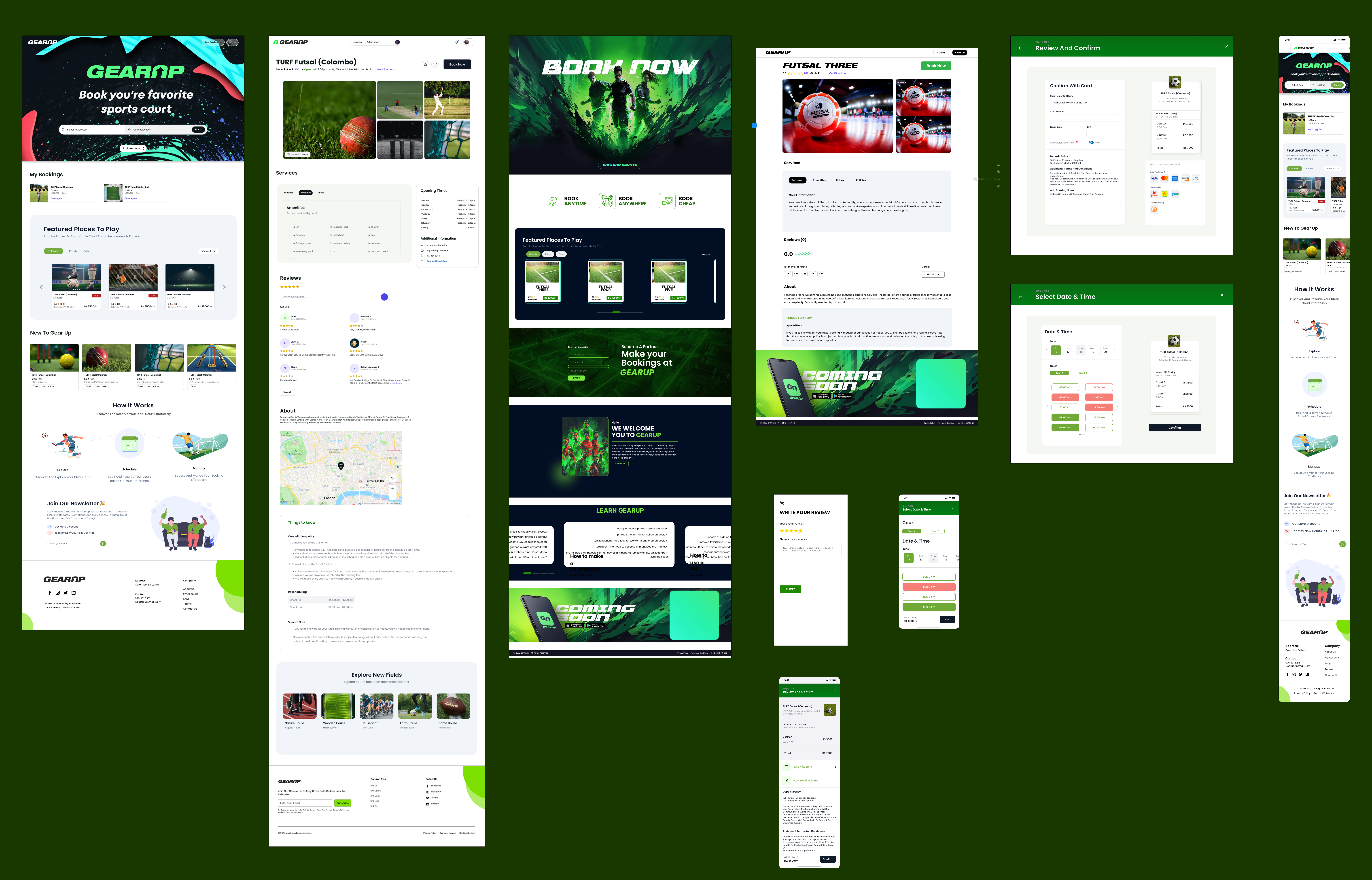 GearUP - Website User Interface